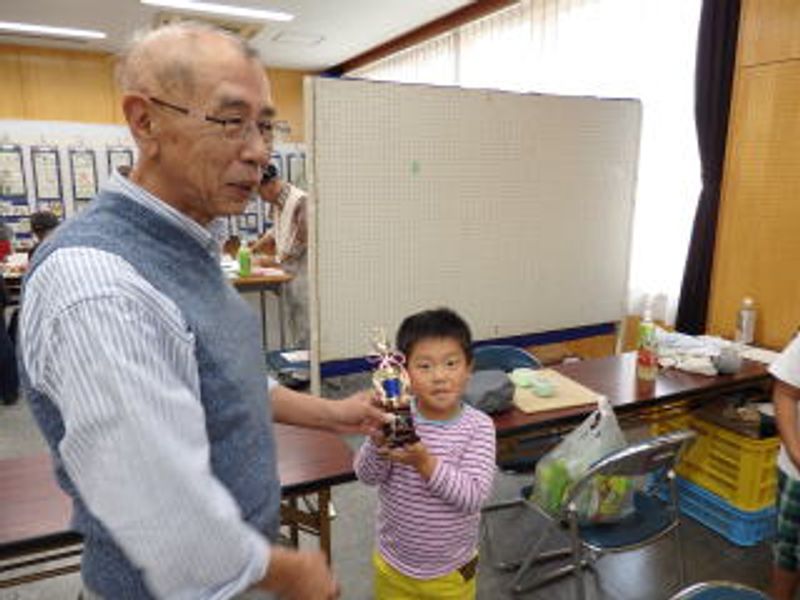 優勝は…トロフィー♪