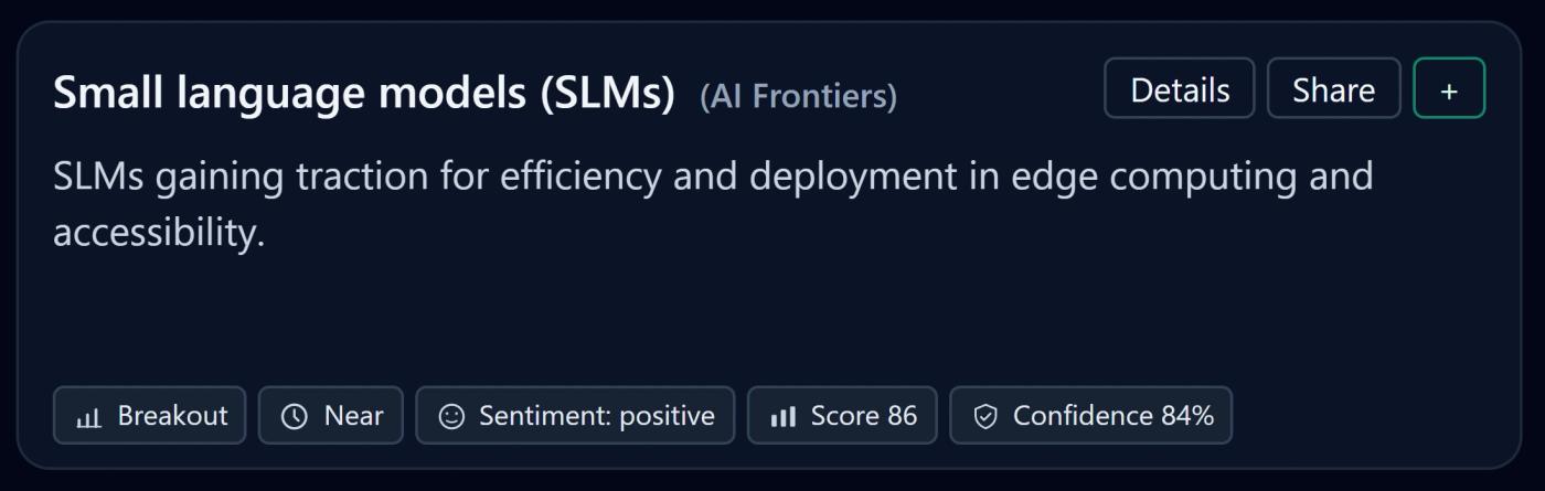 Small language models