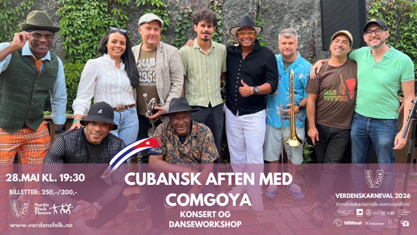 Cover image for CUBANSK AFTEN MED COMGOYA