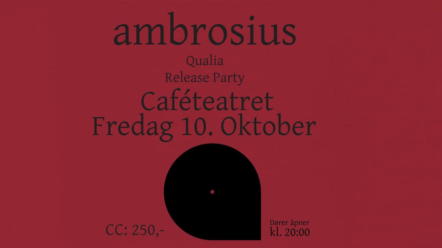 Gallery image for Ambrosius – Releasekonsert: “Qualia”