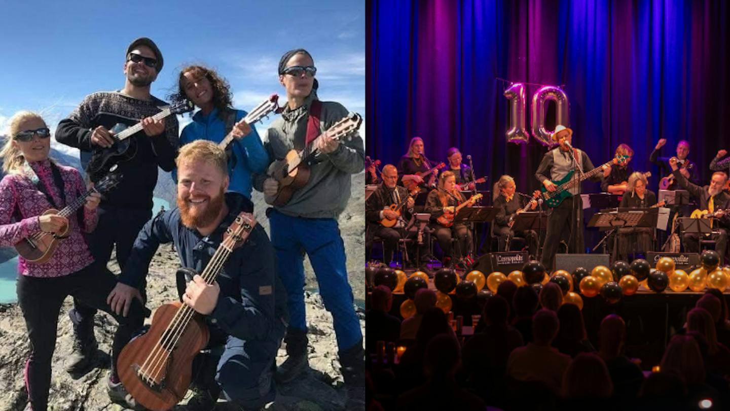 Cover image for Oslo Ukuleleorkester på Tuur