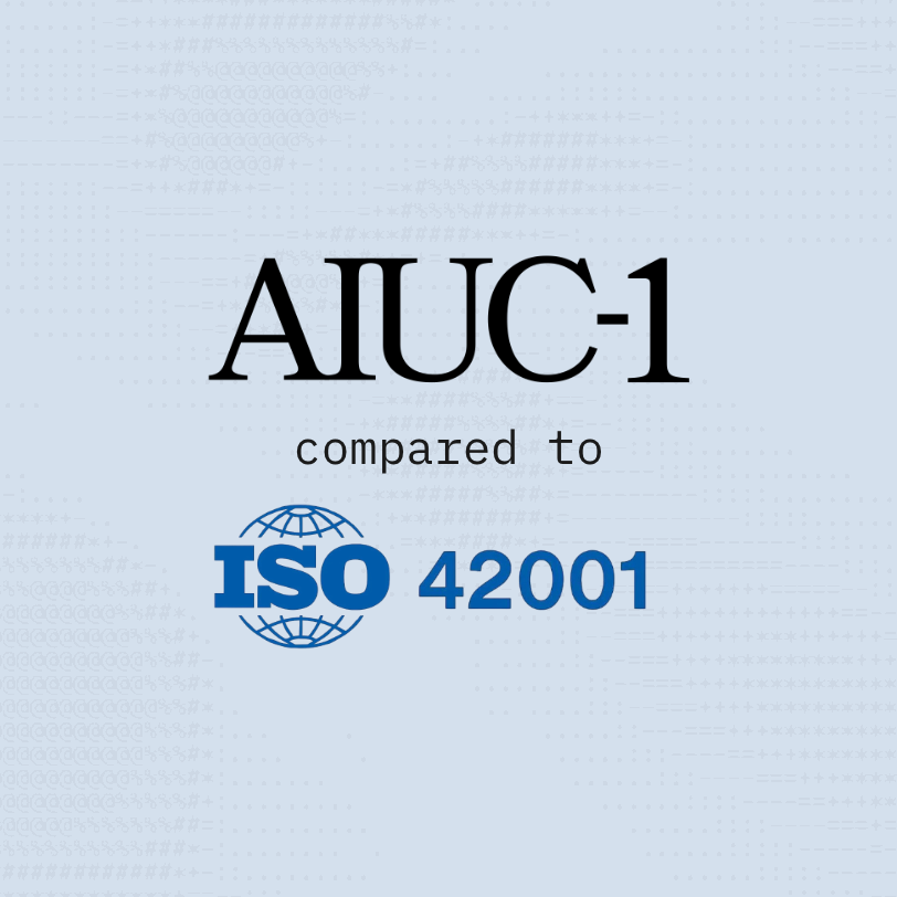 Comparison & Mapping: ISO 42001 and AIUC-1