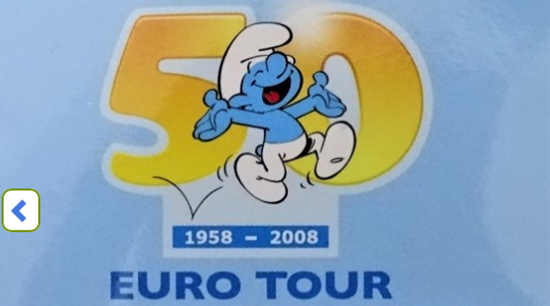 SMURFS 50th anniversary UNICEF Eurotour