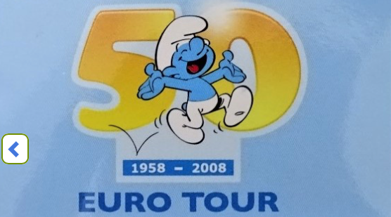 SMURFS 50th anniversary UNICEF Eurotour