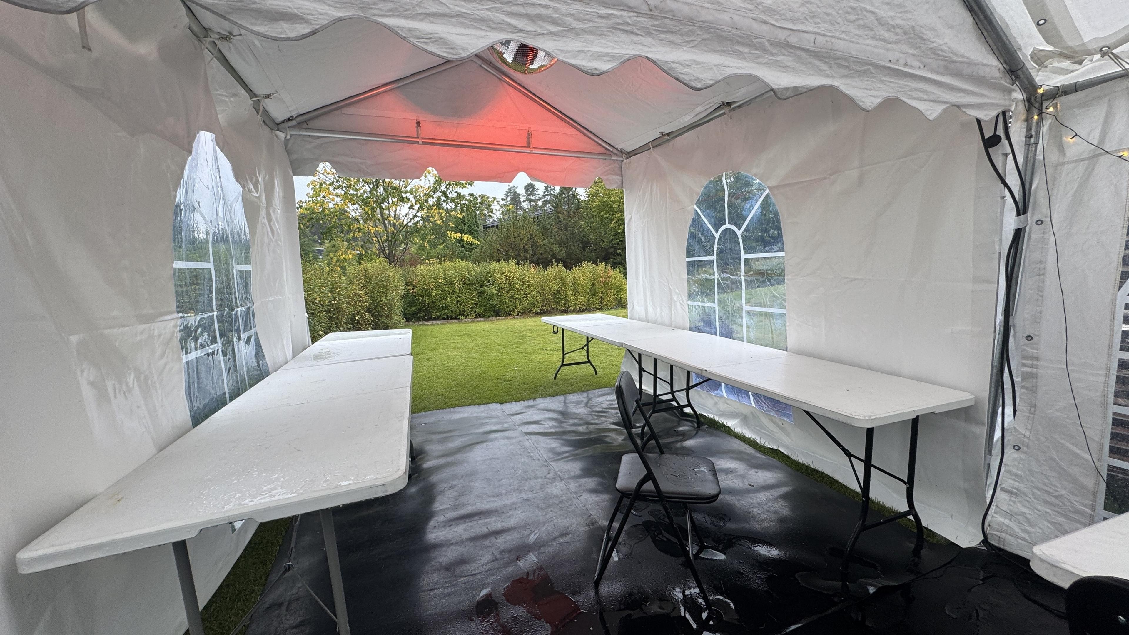 Partytelt 3x3 meter PVC, bilde 1 av 4