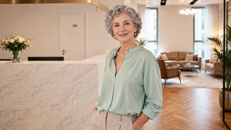 Frau in der Postmenopause