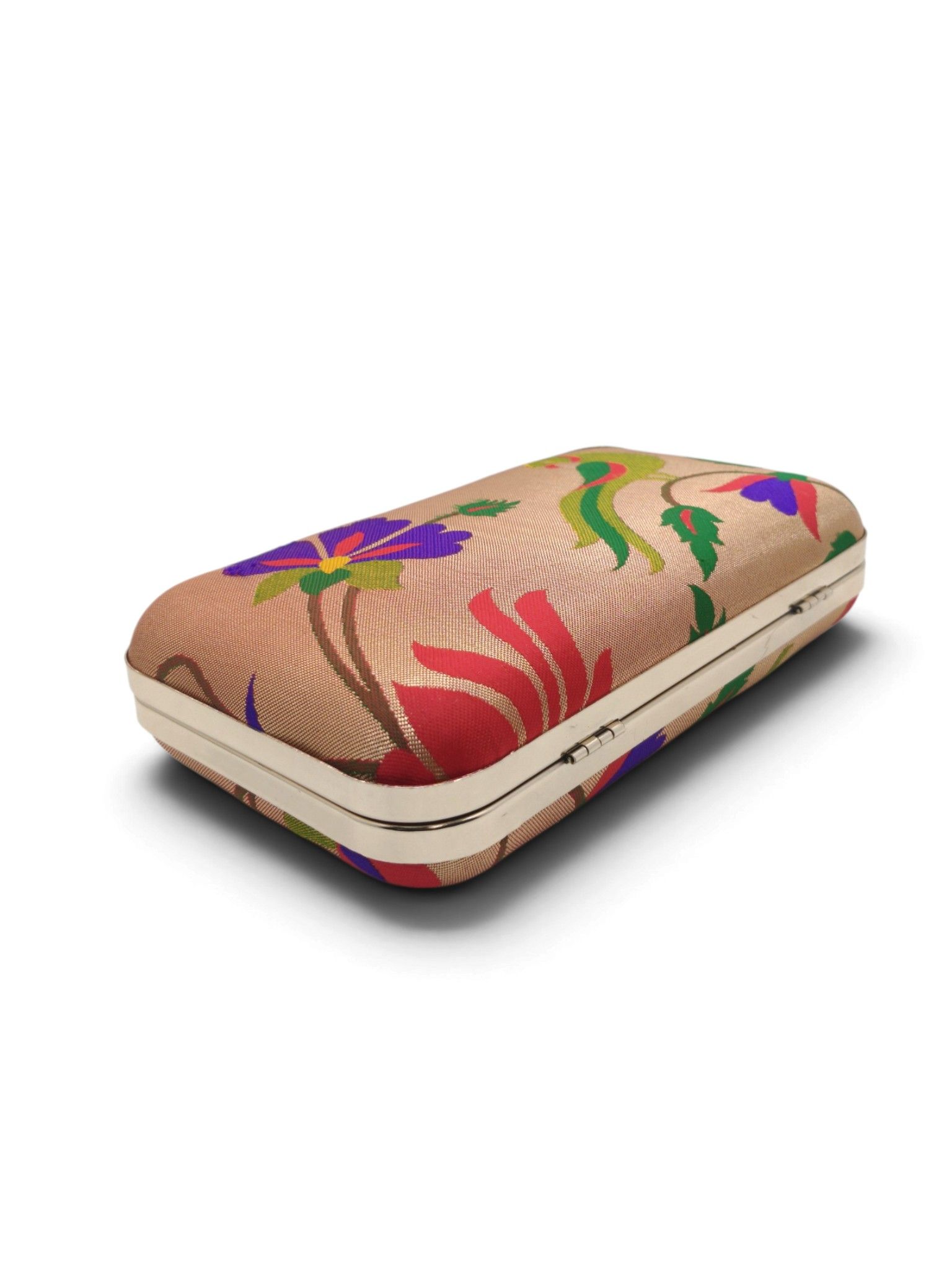 Paithani Silk Ethnic Box Clutch image 3