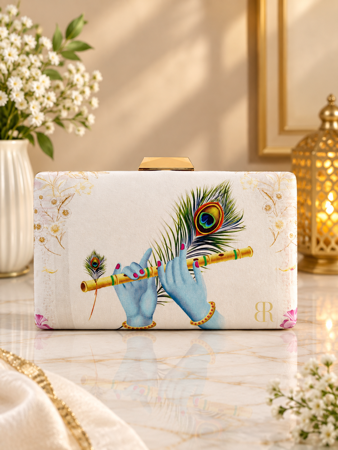 Lord Krishna Flute & Peacock  image 2