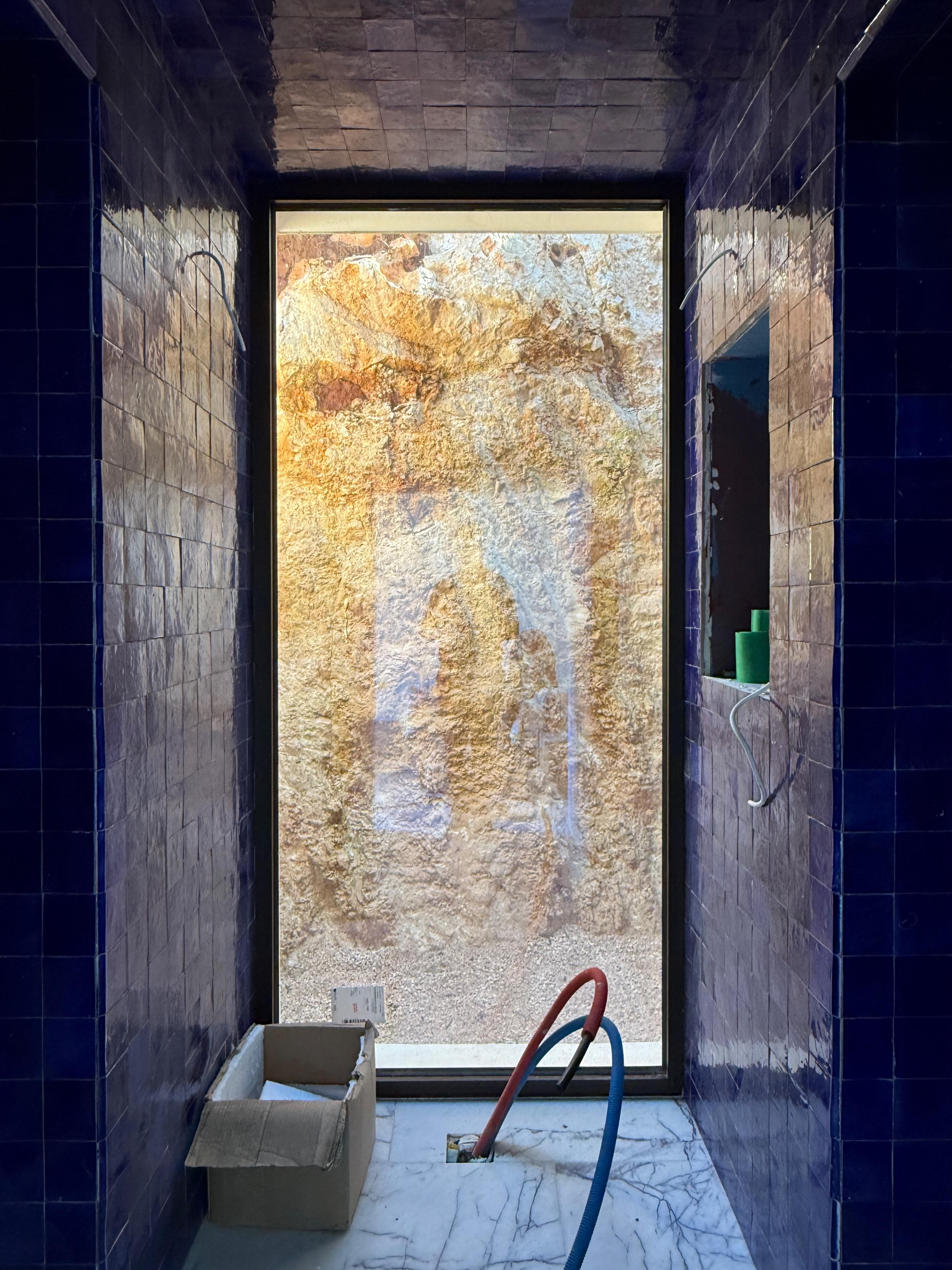 Bathroom during construction