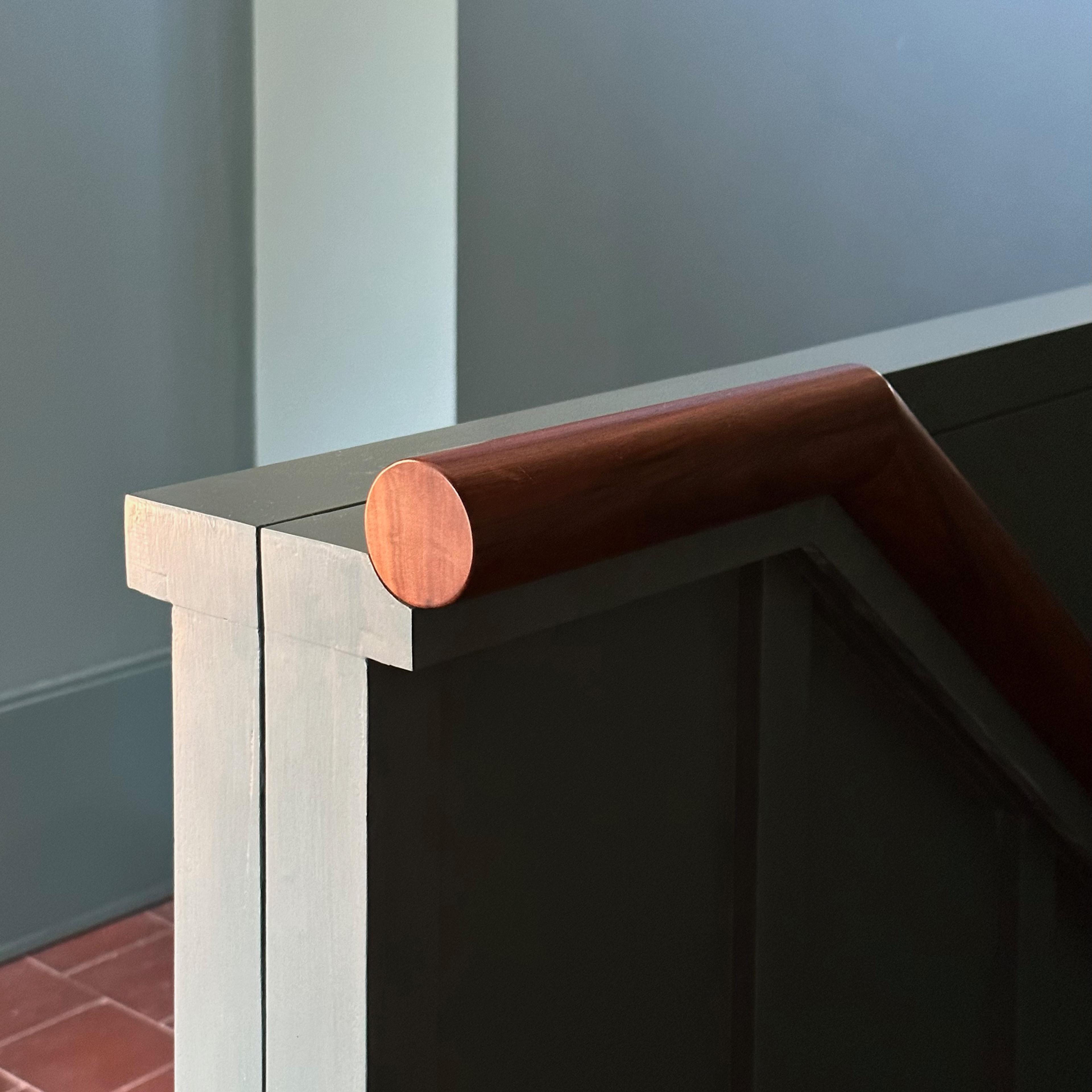 Walnut handrail detail