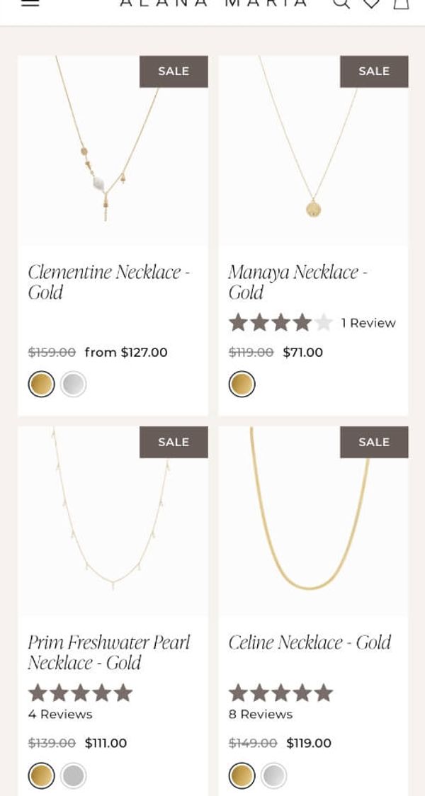 Alana Maria Jewellery