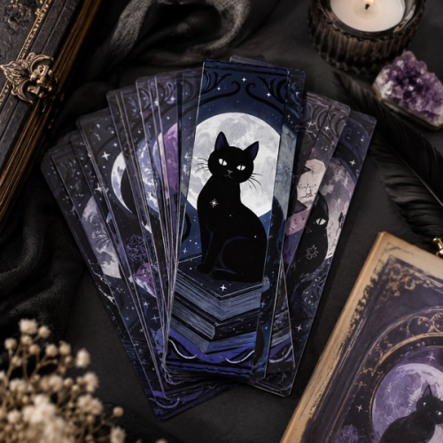 Cat-themed Bookmark