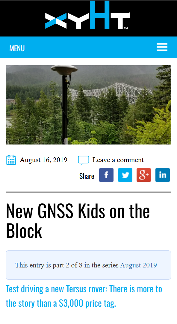 xyht article, New GNSS Kids on the Block.