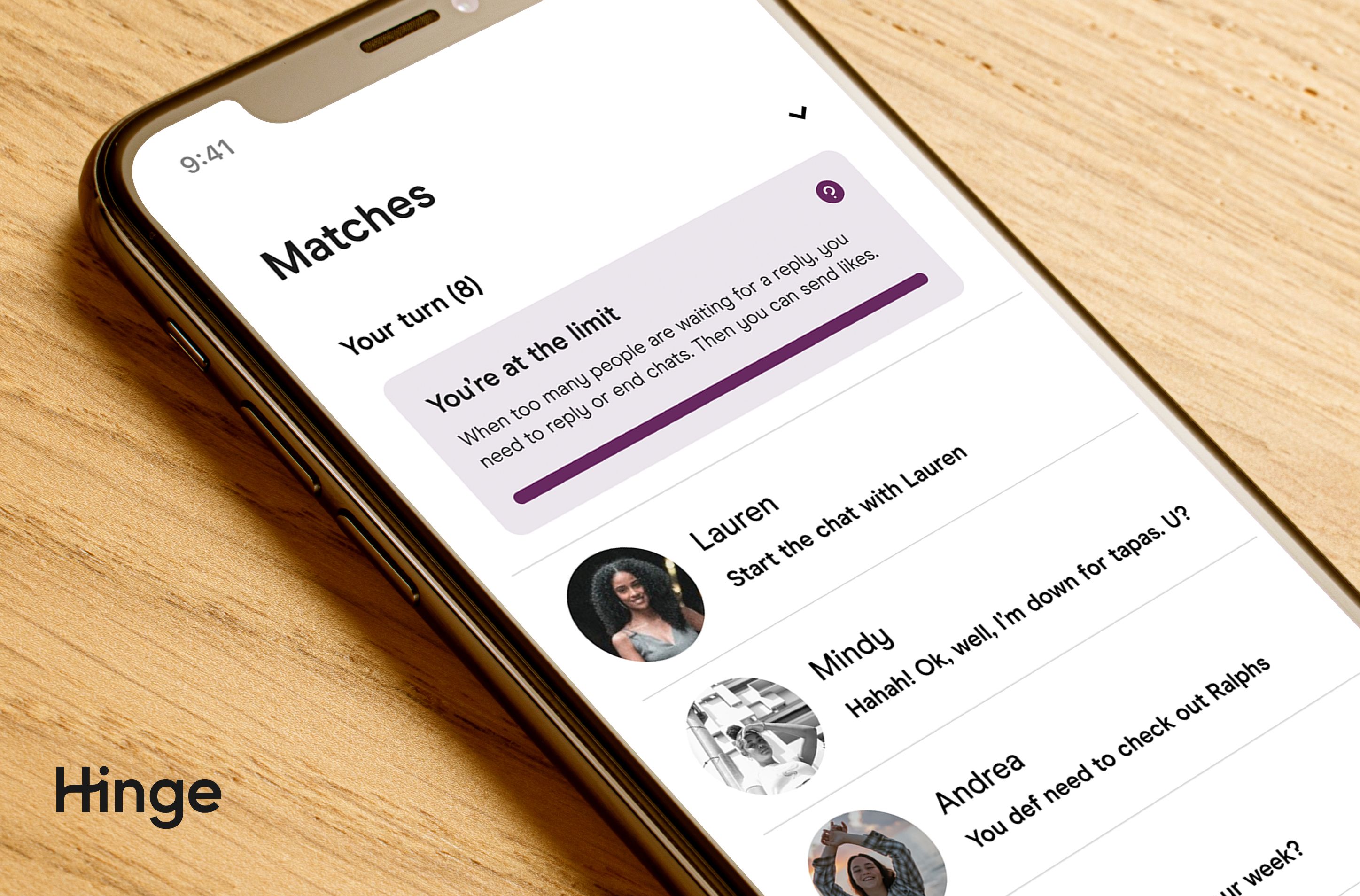 Hinge update discount