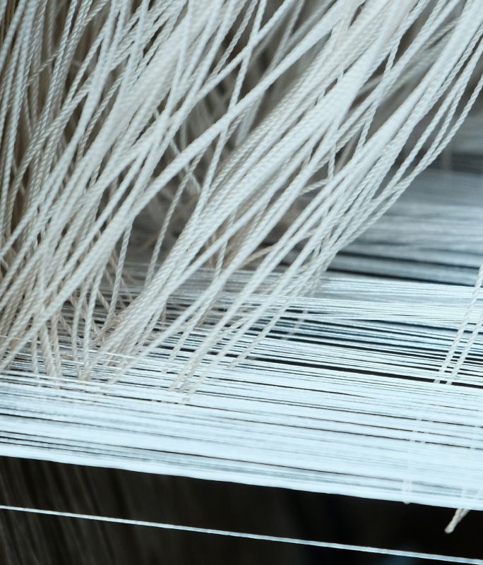 Close-up shot of fibers