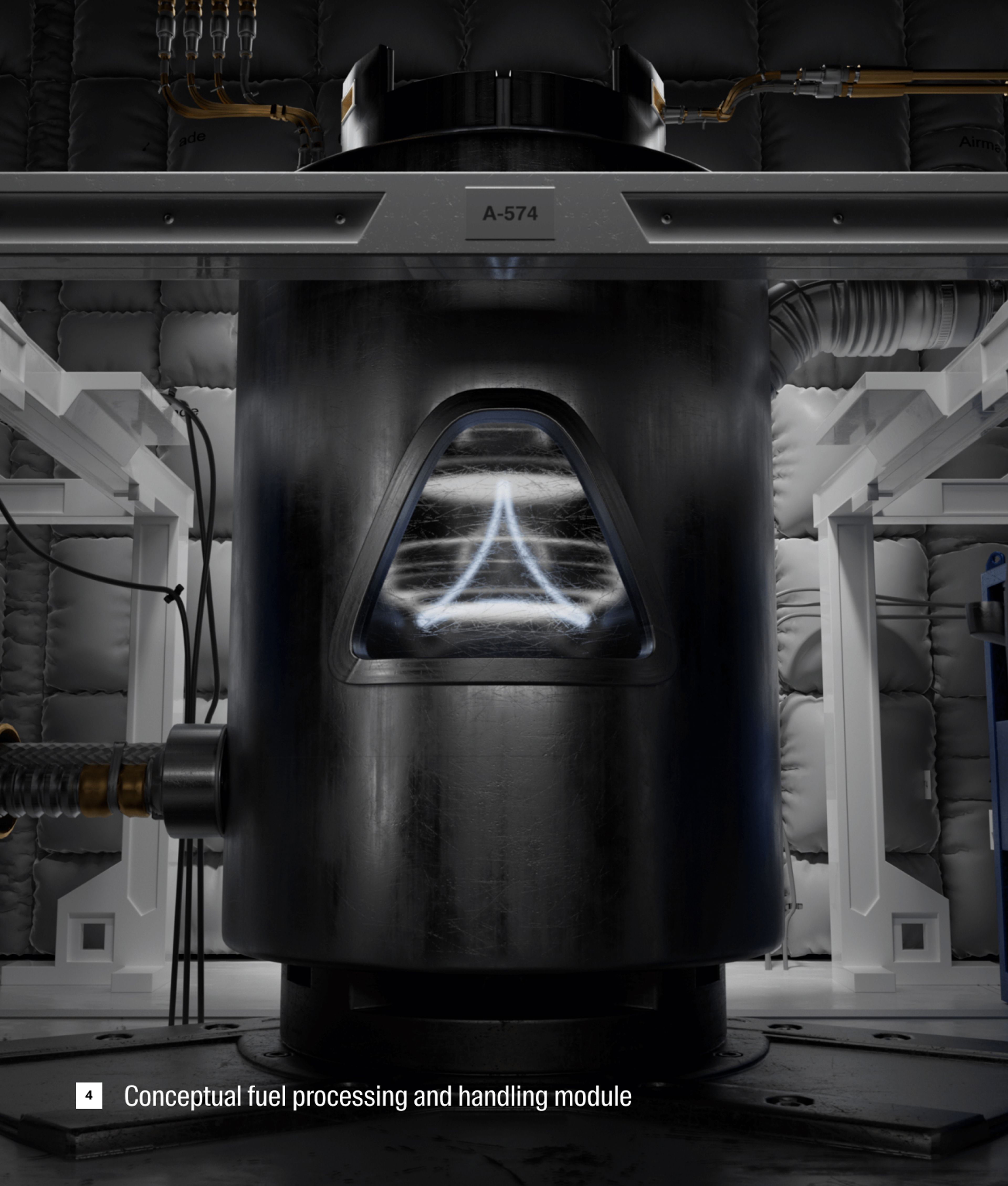 silver, conceptual fuel processing and handling module