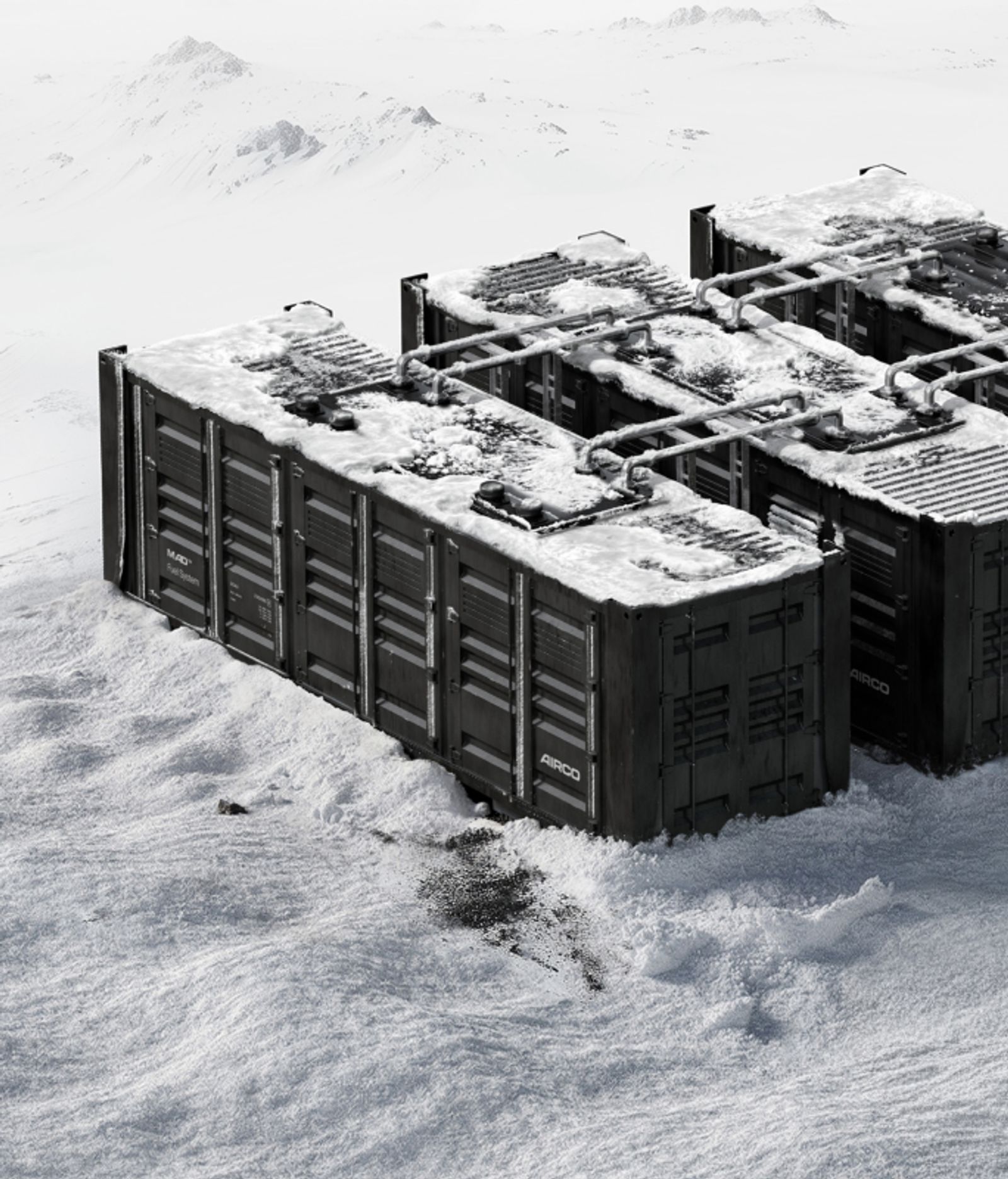 AIRCO MAD Fuel System in the snow