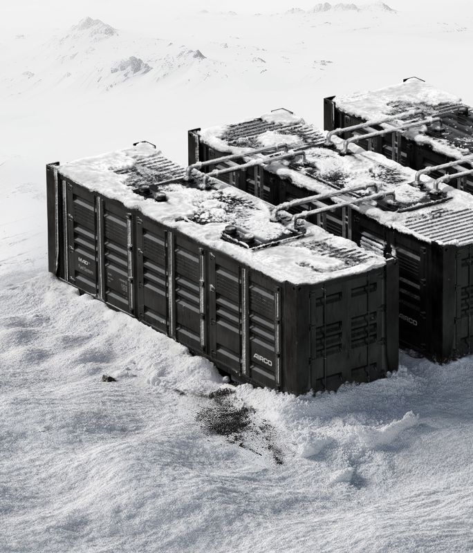 AIRCO MAD Fuel System in the snow