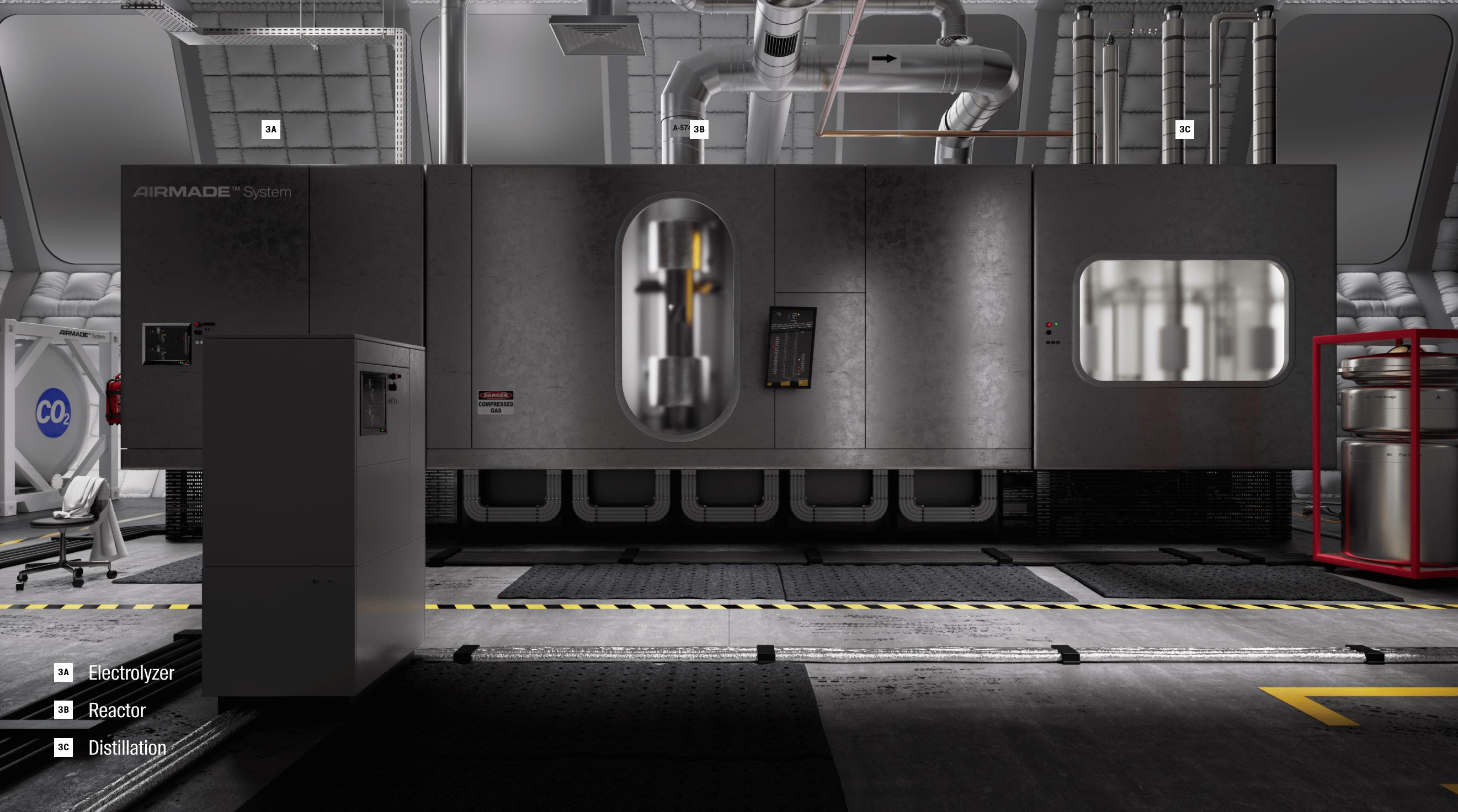 image of a silver piece of technology - carbon conversion technology