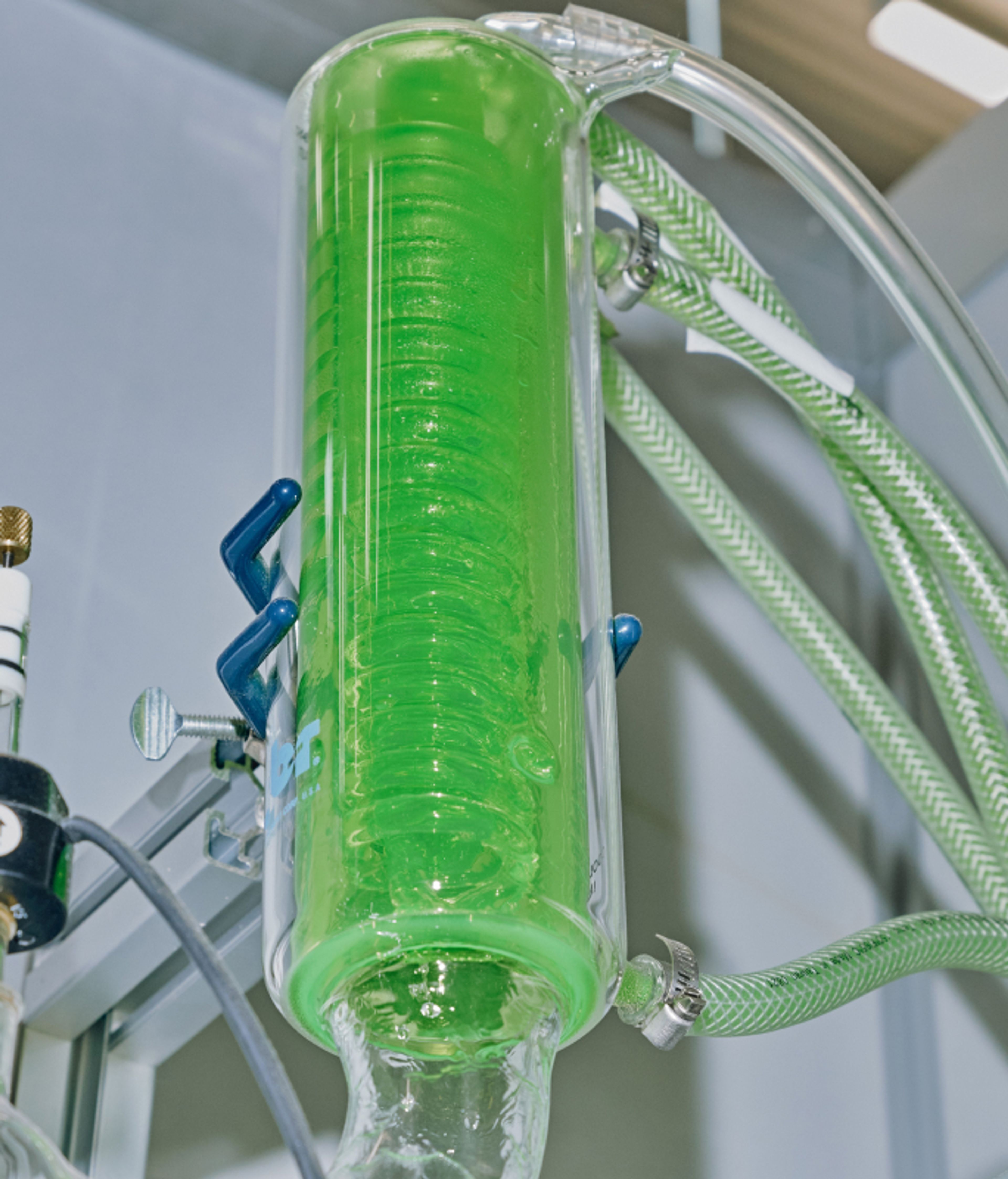 Green tube in AIRMADE Rocket Fuel Distillation process