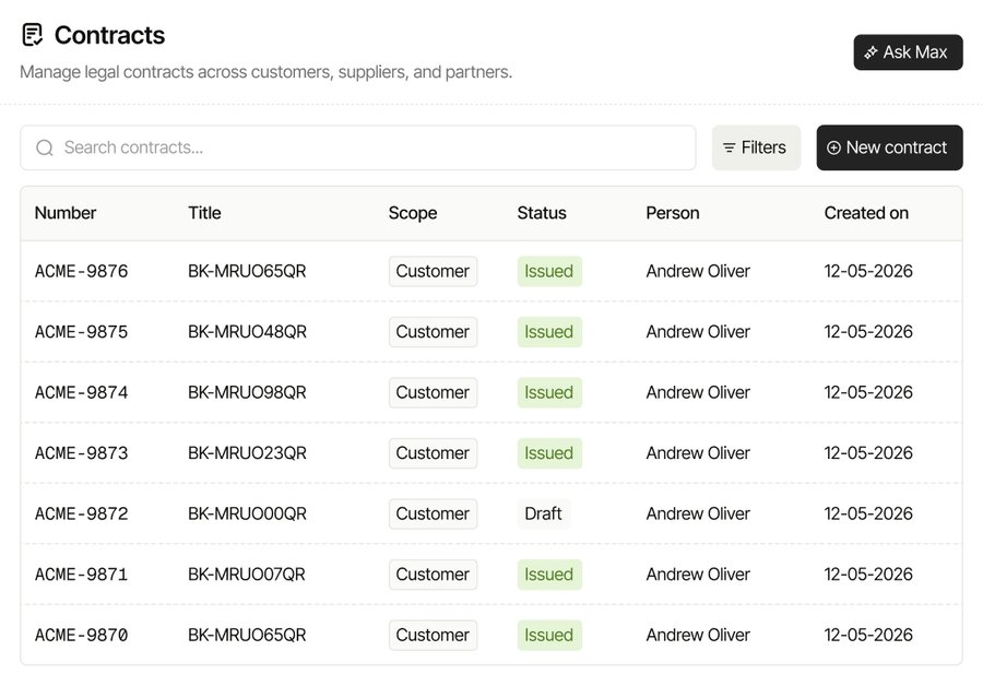 contracts-widget