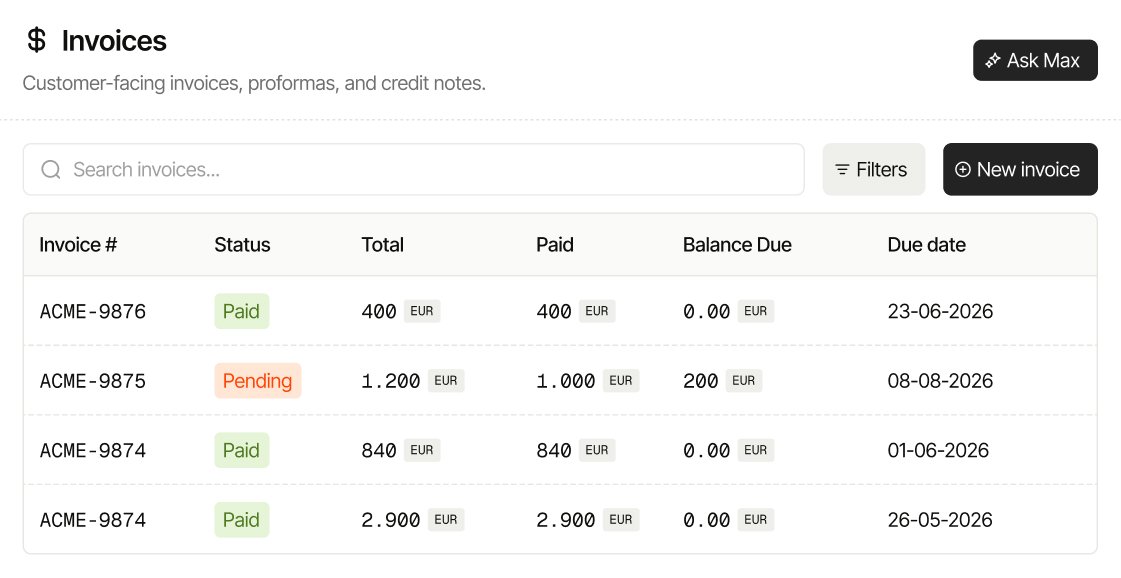 invoices-widget
