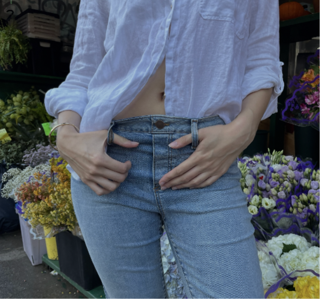 Detail of the adaptive denim construction
