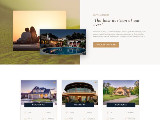Nexter - Landing Page