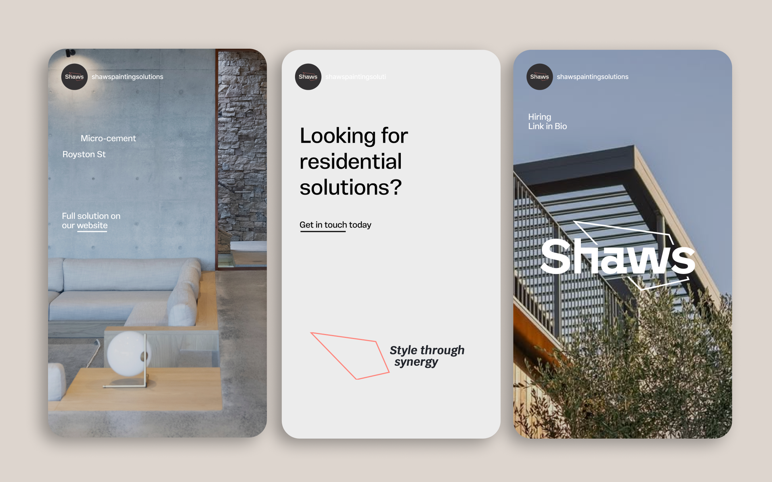 Shaws Painting Solutions Mockup 5