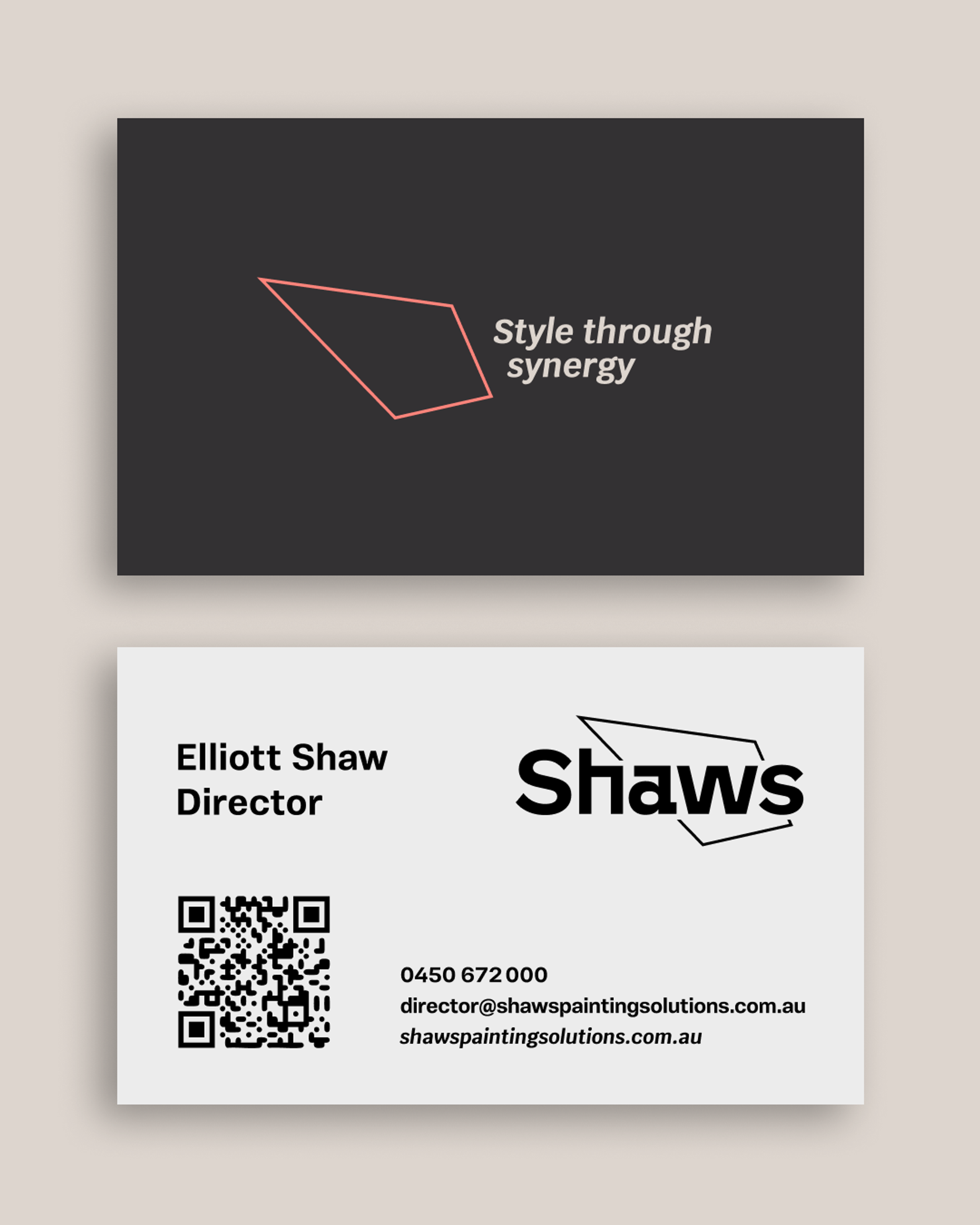 Shaws Painting Solutions Mockup 4