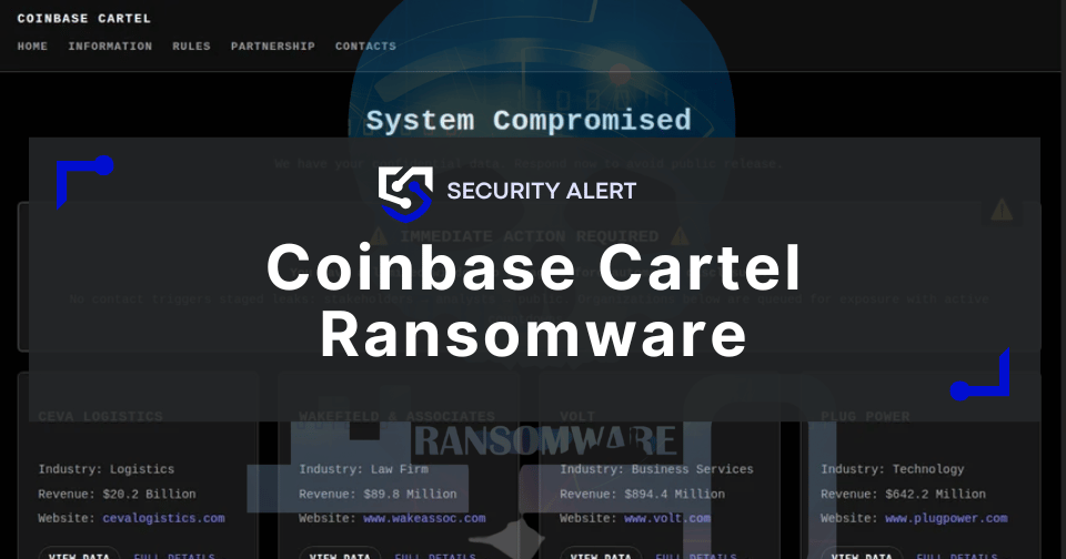 Coinbase Cartel: The Credential-Driven Extortion Group Targeting Enterprise Data