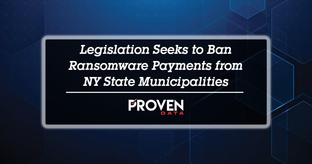 Legislation Seeks to Ban Ransomware Payments From NY State Municipalities