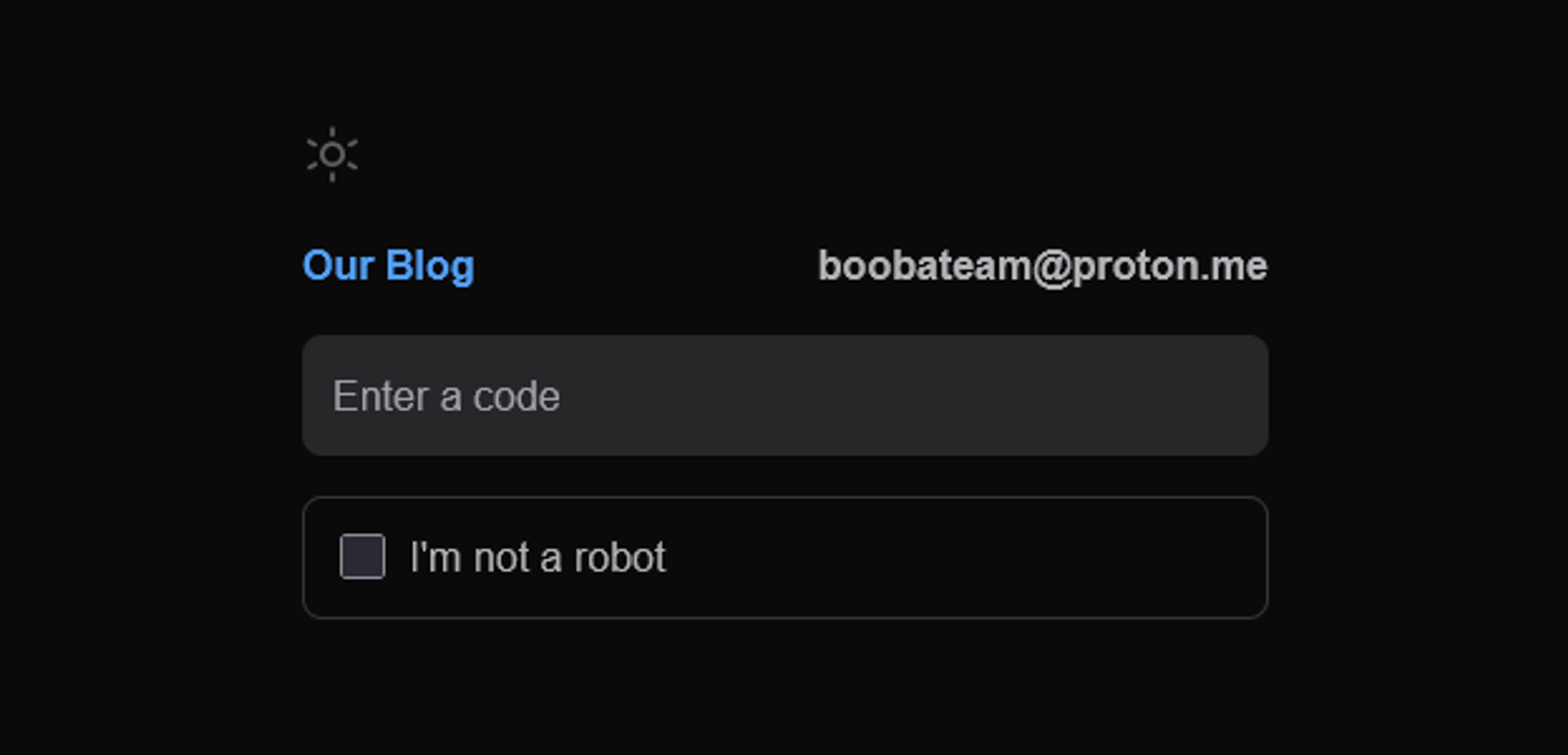 Booba Project negotiation chat sign-in page asking for the authorization code from the ransom note