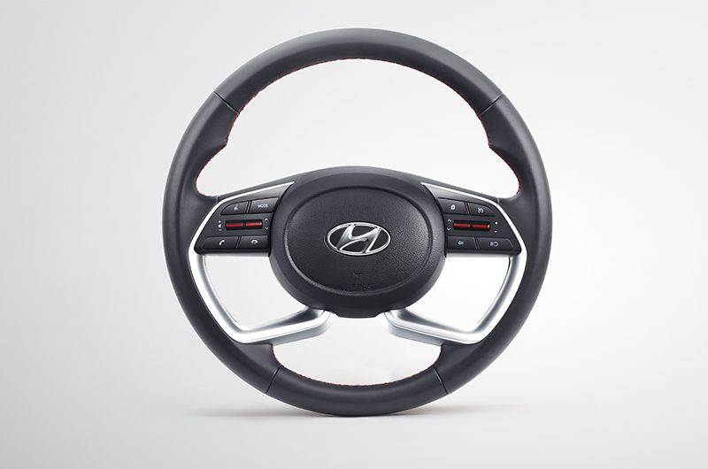 LEATHER* WRAPPED STEERING WHEEL