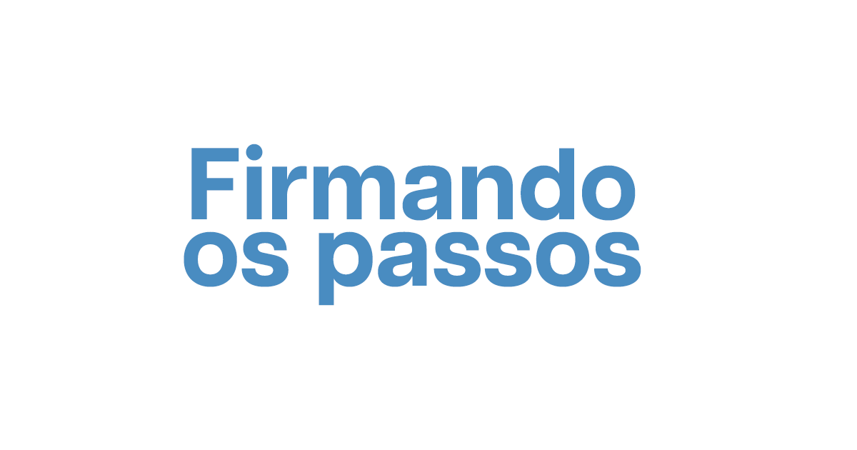 Módulo de Firmando os passos