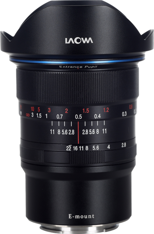 Objectif ultra grand-angle Laowa 12mm F/2.8 Zero-D