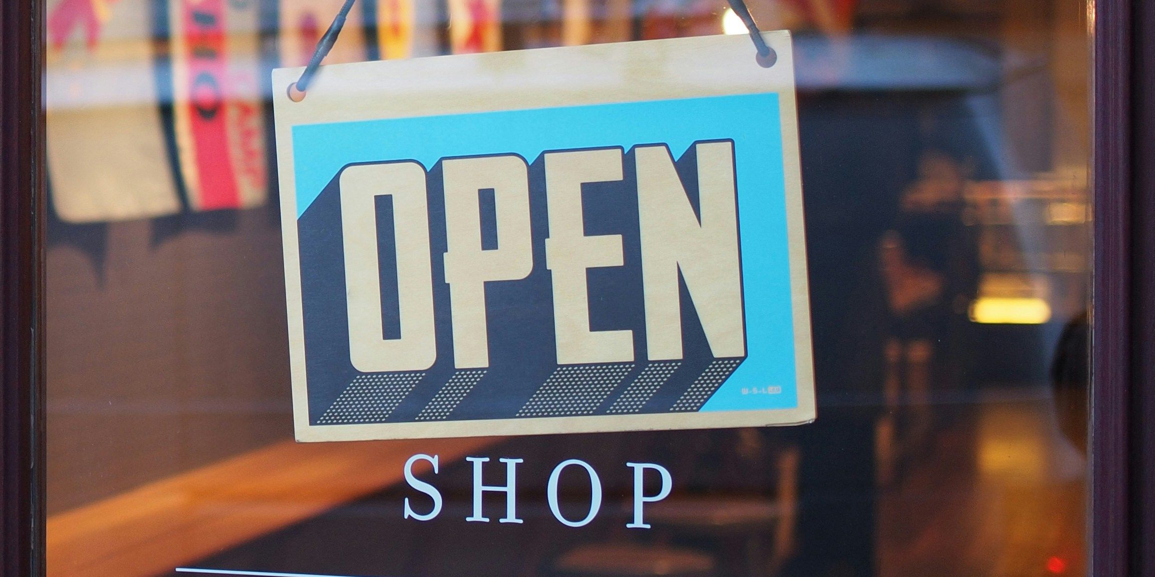 Shop open sign
