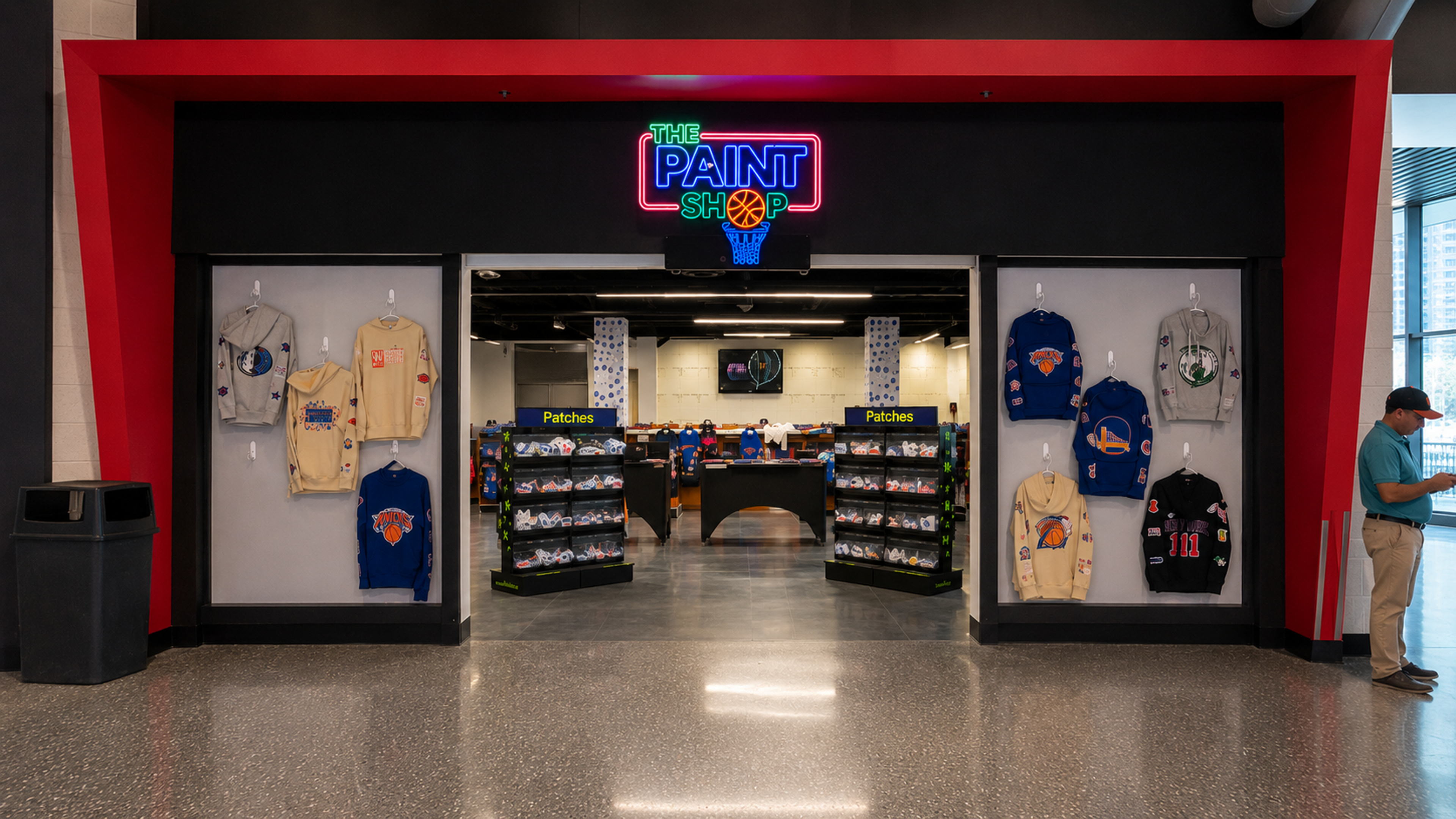 The Paint Shop apparel customization activation at NBA Summer League.