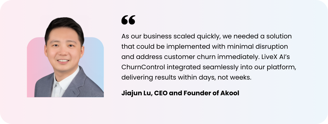 Akool Reduces Subscriber Churn with LiveX AI