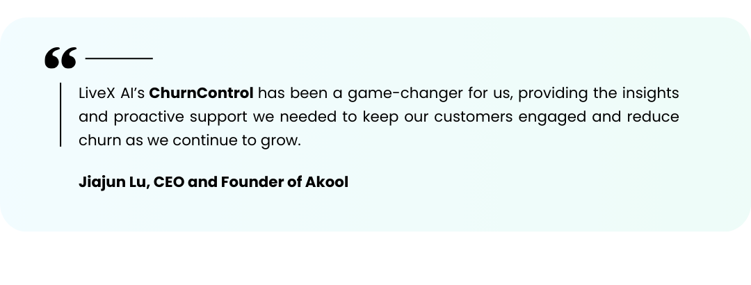 Akool Reduces Subscriber Churn with LiveX AI