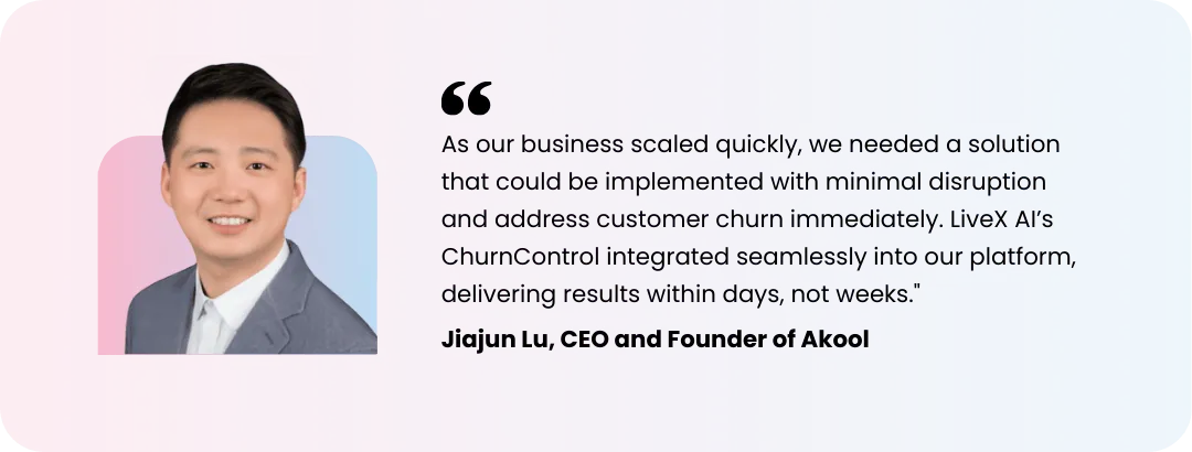 How Akool Cut Subscriber Churn by 26.4% with LiveX AI