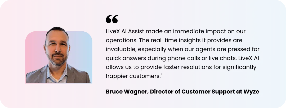 How Wyze Boosted Support Efficiency & Cut Costs with LiveX AI
