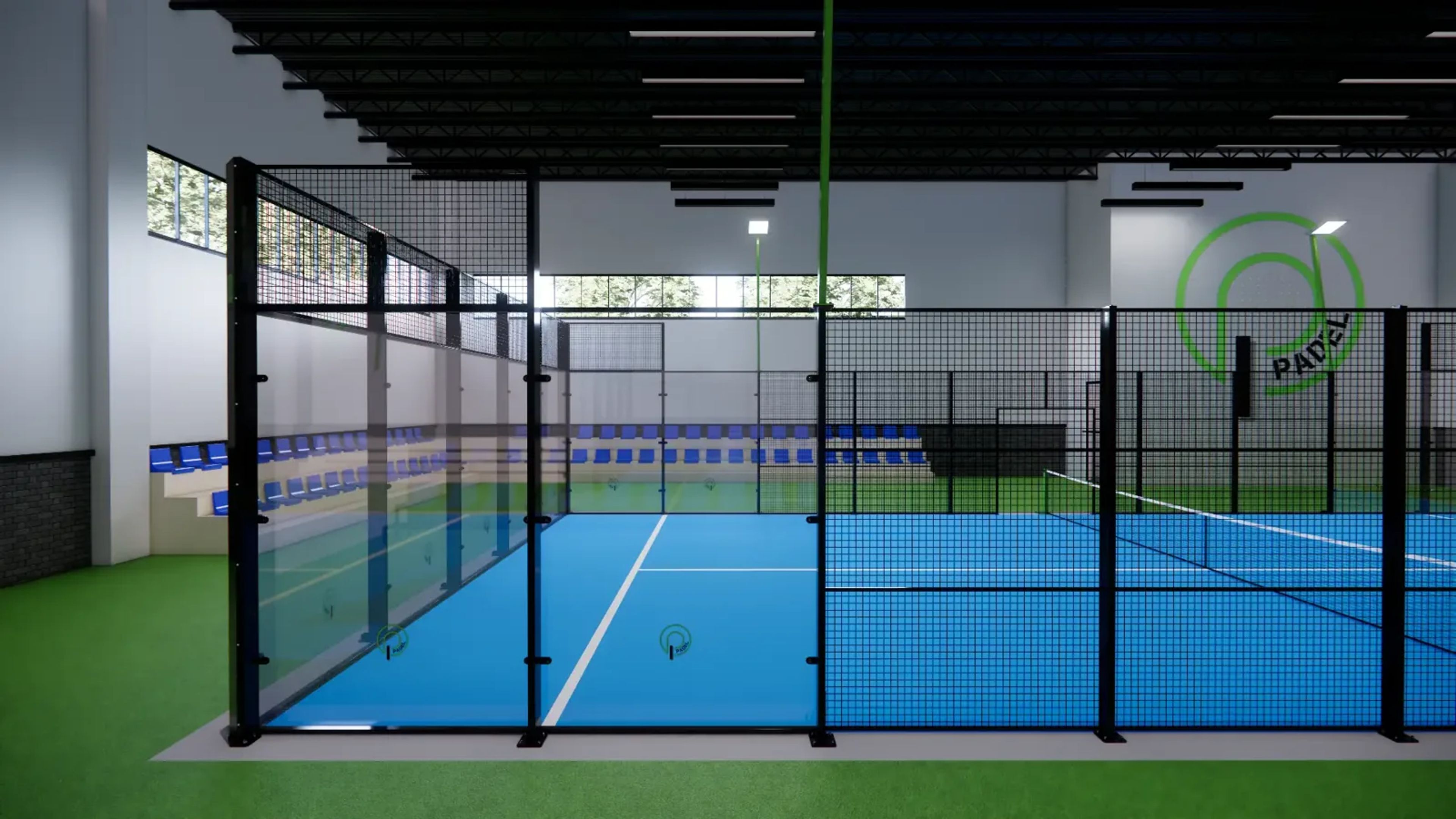 Single baan indoor