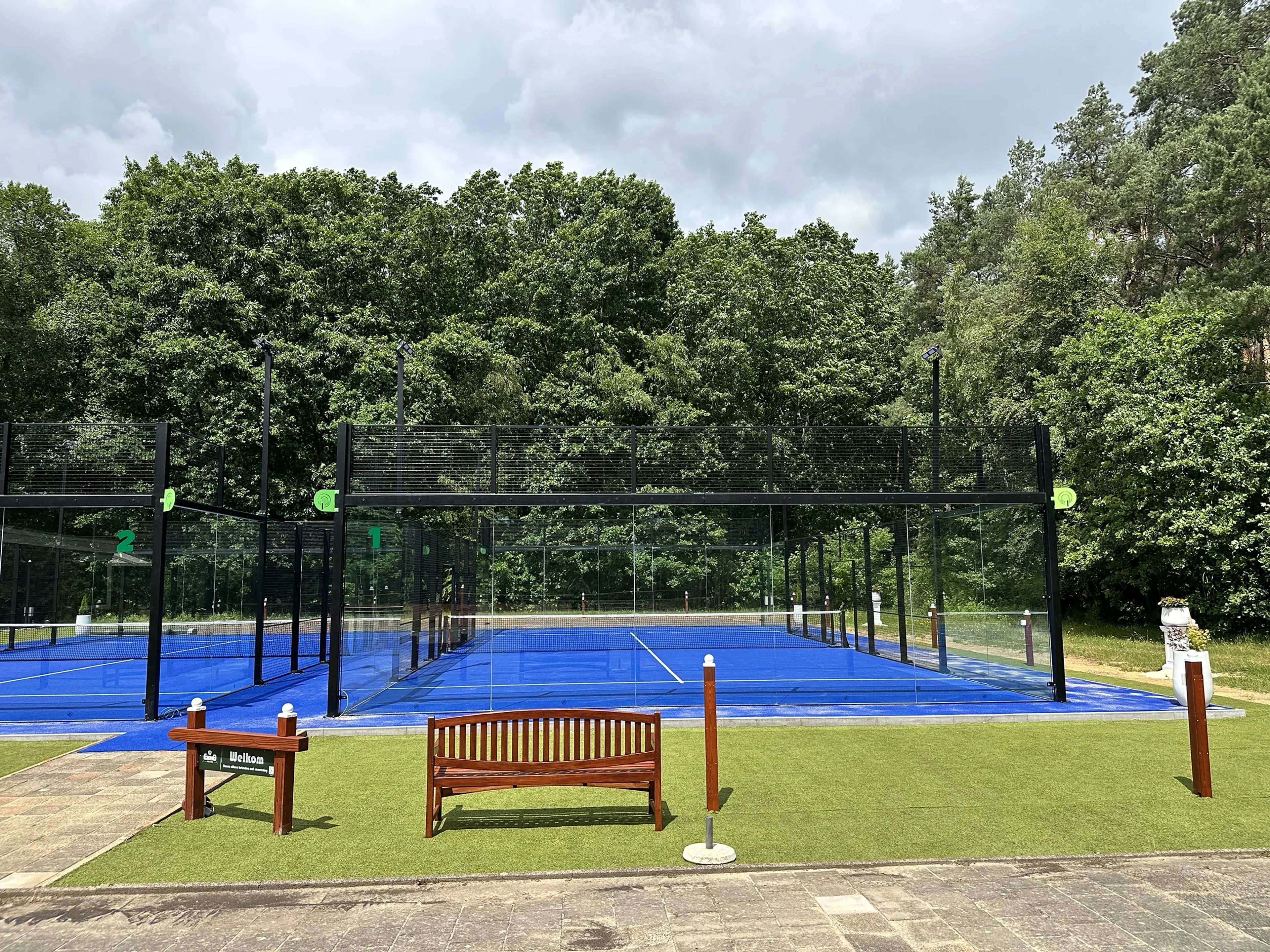 Outdoor padelbaan van I-Padel