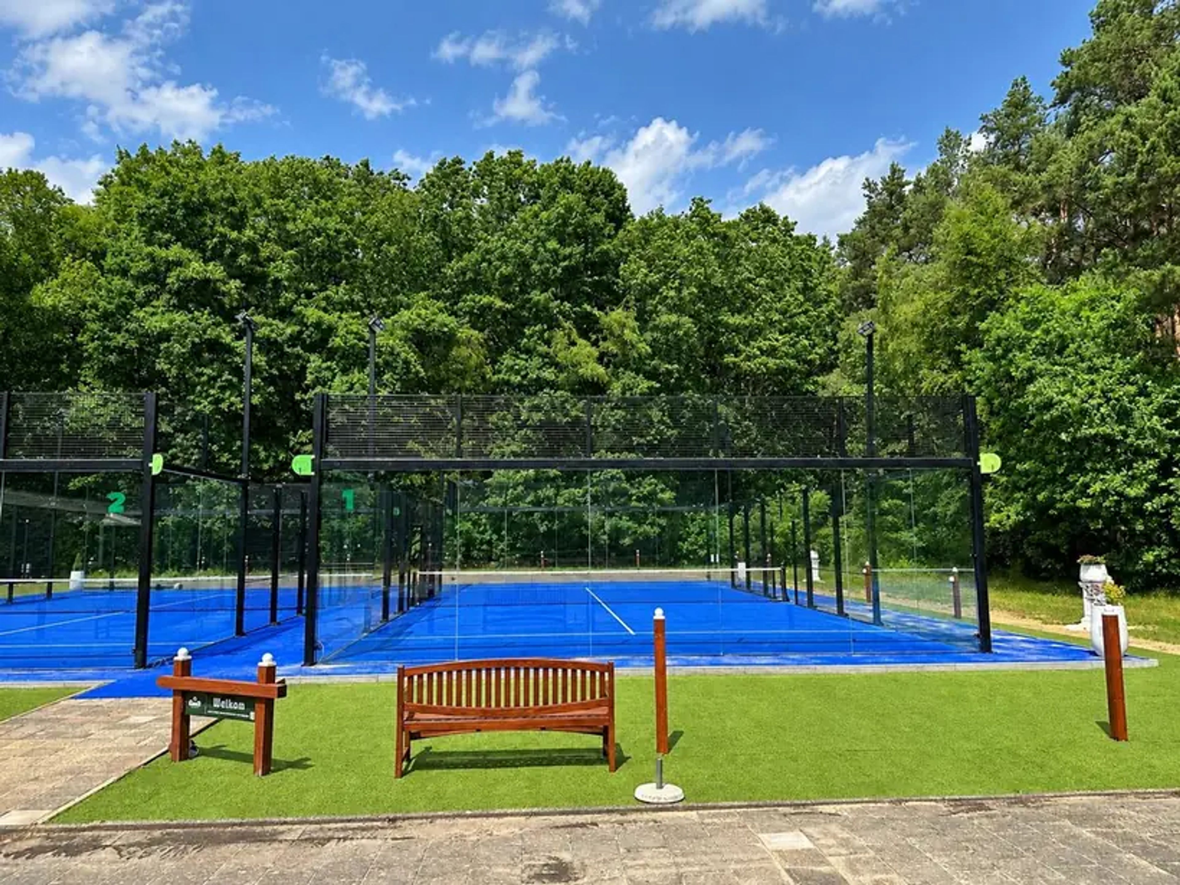 Outdoor padelbaan van I-Padel