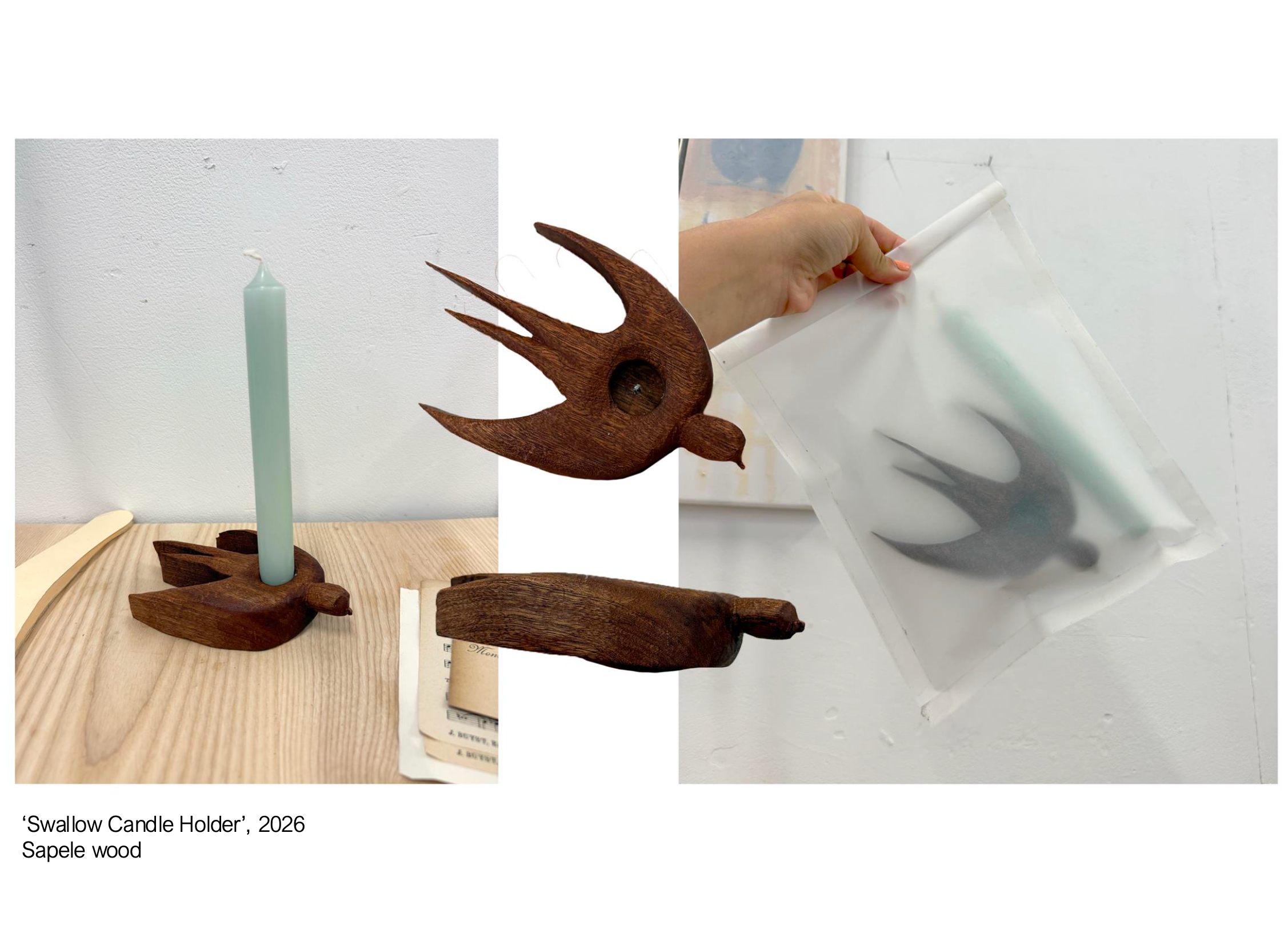 Swallow Candle Holder