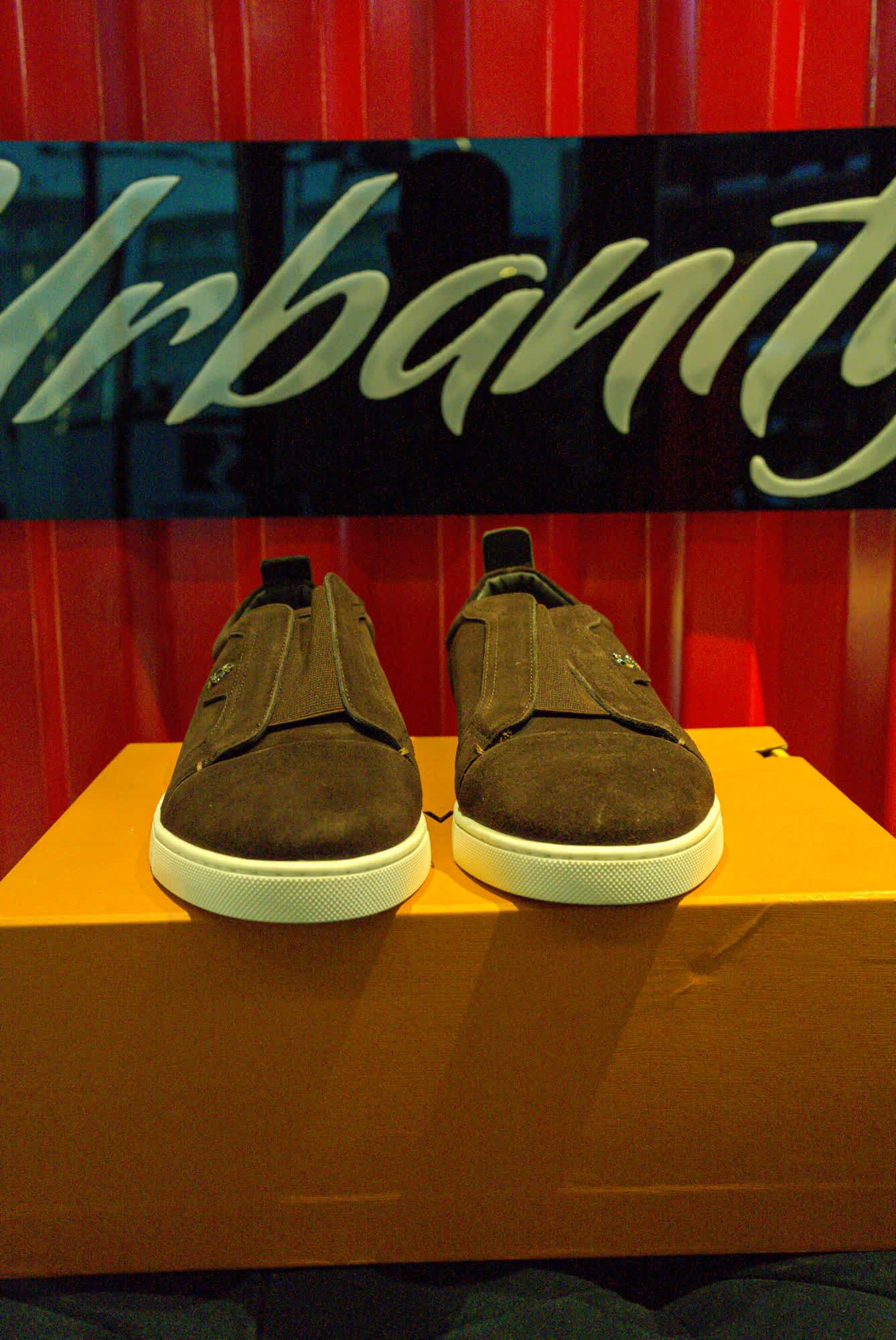 Chanel CC Suede Sneaker, view 1