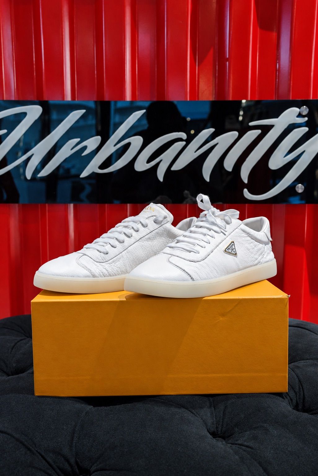 Prada Downtown Sneaker - White, view 2