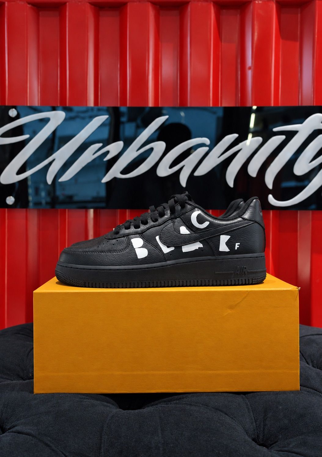 Nike Air Force 1 Low Custom - Black, view 2