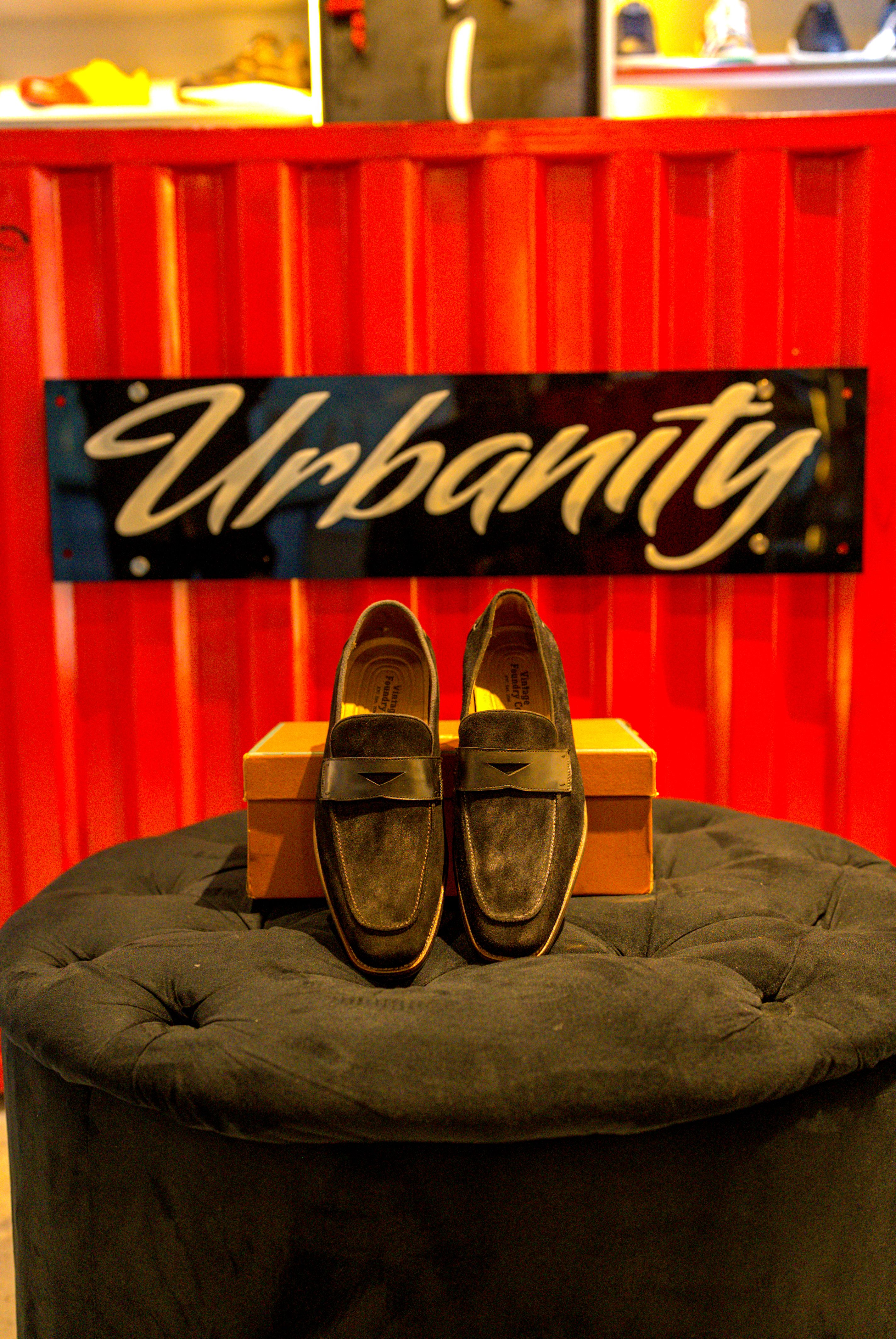 Vintage Foundry Penny Loafer - Charcoal